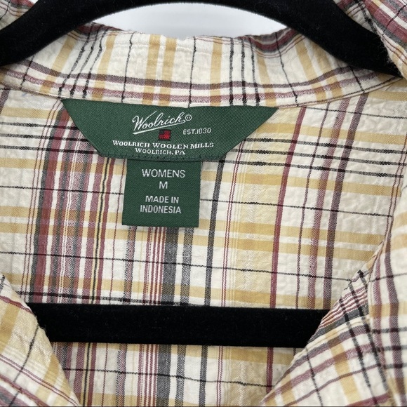 Woolrich Lightweight Plaid Button Down Top​ - Picture 4 of 6